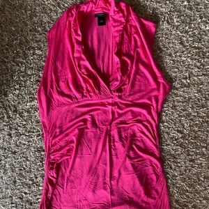 Ann Taylor tank top hot pink
